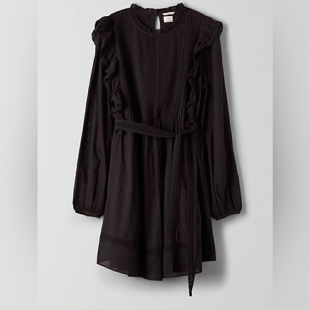 Aritzia Wilfred La Boheme Elia Dress in Black - Picture 4 of 11